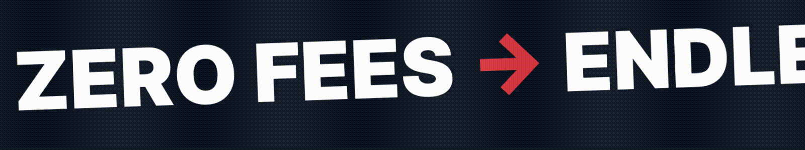 Zero Fees Animation