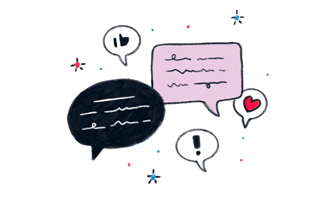 Clear financial messaging icon